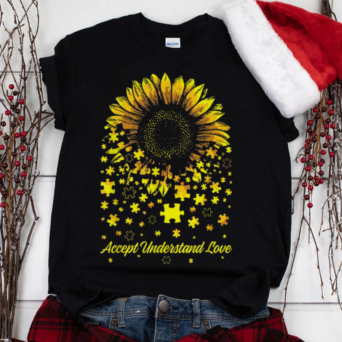 The Best Sunflower Accept Understand Love Autism Awareness shirt 1 - The Best Sunflower Accept Understand Love Autism Awareness shirt