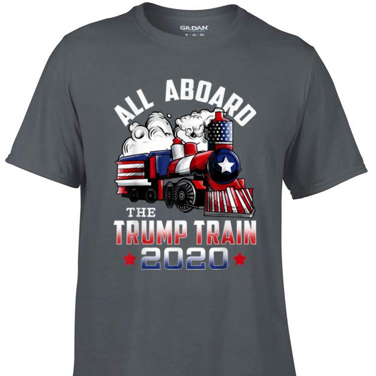 Awesome All Board The Trump Train 2020 shirt 1 - Awesome All Board The Trump Train 2020 shirt