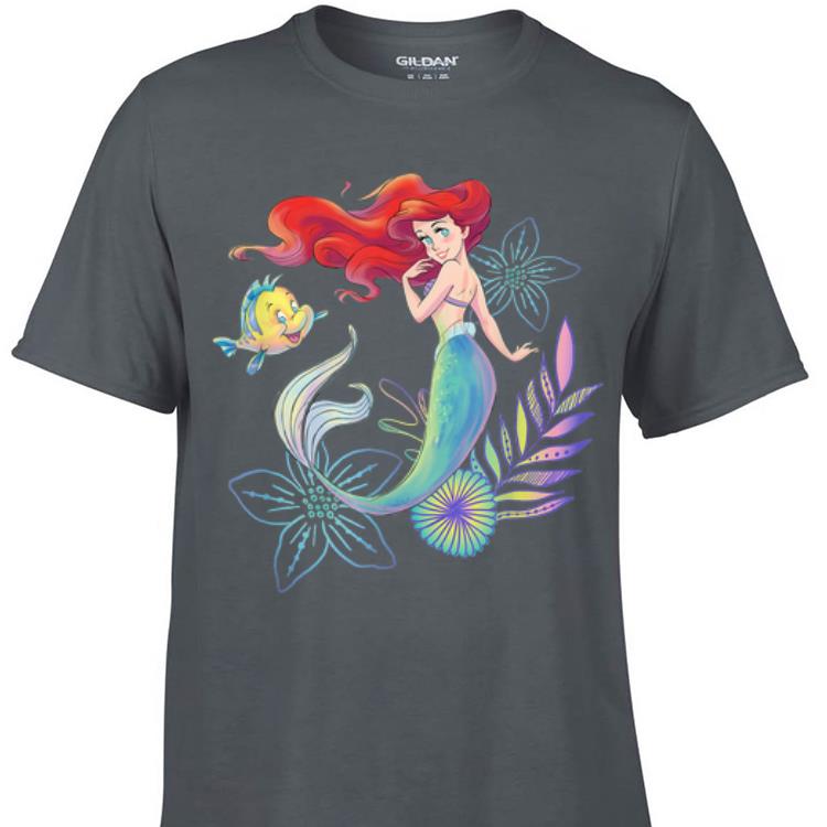 Awesome Disney The Little Mermaid Ariel And Flounder Sea shirt 1 - Awesome Disney The Little Mermaid Ariel And Flounder Sea shirt