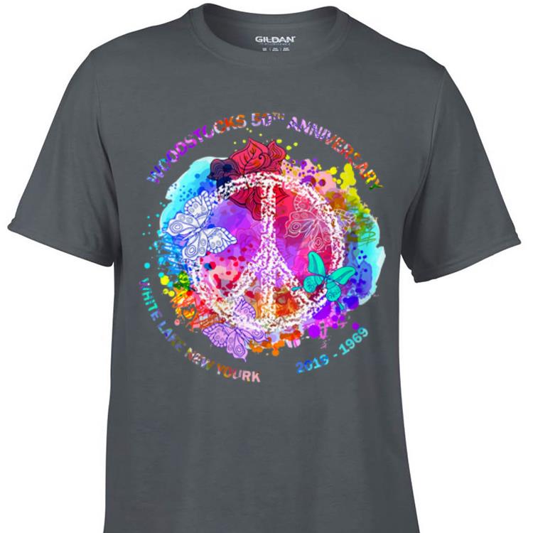 Awesome Woodstock s 50th Anniversary White Lake New York Peace shirt 1 - Awesome Woodstock's 50th Anniversary White Lake New York Peace shirt
