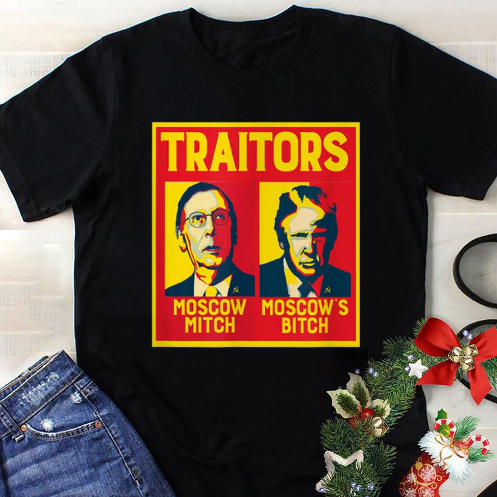 Funny Traitors Moscow Mitch Moscow s Bitch McConnell Trump shirt 1 - Funny Traitors Moscow Mitch Moscow's Bitch McConnell Trump shirt