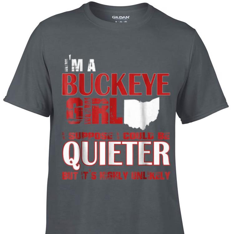 I m A Buckeye Girl I Suppose I Could Be Quieter But It s Highly Unlikely sweater 1 - I'm A Buckeye Girl I Suppose I Could Be Quieter But It's Highly Unlikely sweater