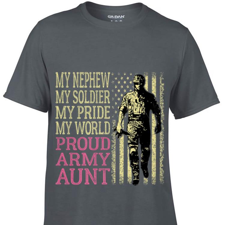 Top My Nephew My Soldier Hero Military Proud Army Aunt American Flag guy tee 1 - Top My Nephew My Soldier Hero Military Proud Army Aunt American Flag guy tee