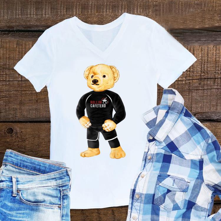 Top No Gi Bear Rolling Cafetero guy tee 1 - Top No Gi Bear Rolling Cafetero guy tee