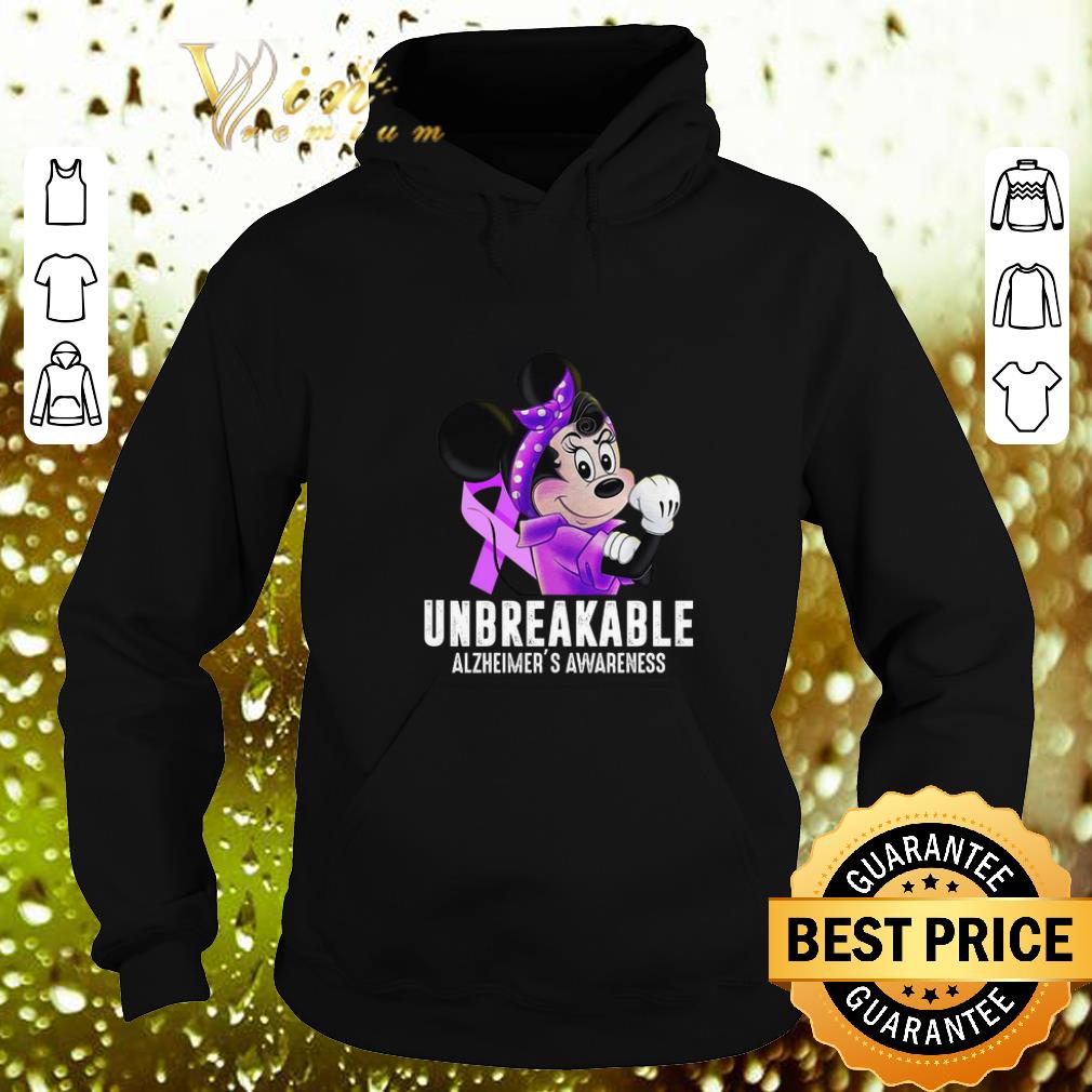 Best Minnie mouse unbreakable Alzhemer's Awareness shirt Best Minnie mouse unbreakable Alzhemer s Awareness shirt 4 - Best Minnie mouse unbreakable Alzhemer's Awareness shirt