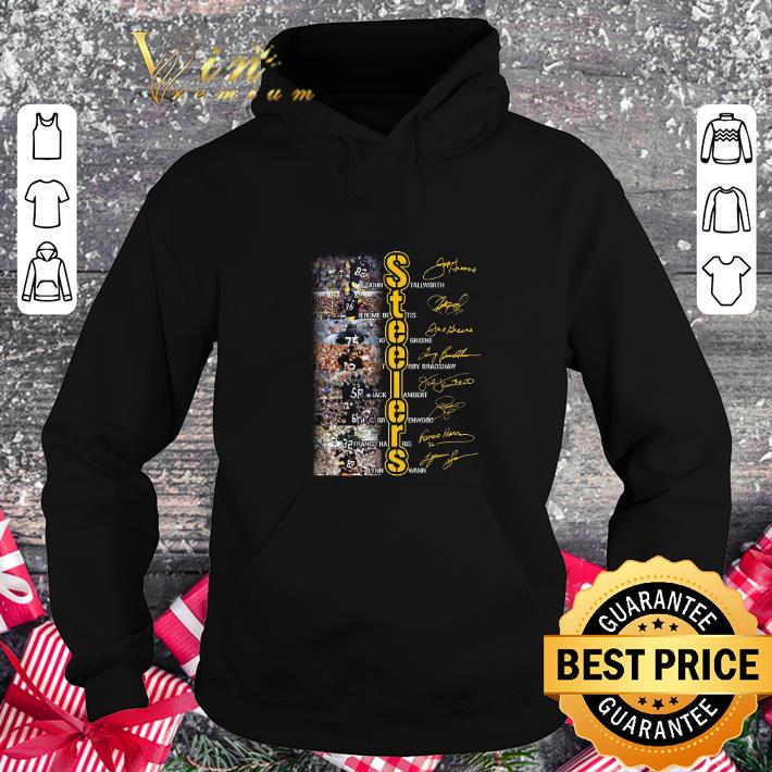 Best Steelers John Stallworth Jerome Bettis joe Greene Signatures shirt 4 - Best Steelers John Stallworth Jerome Bettis joe Greene Signatures shirt