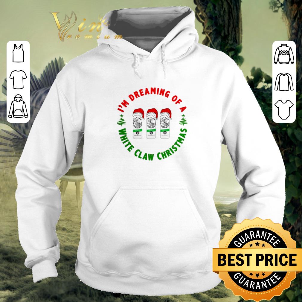 Funny I m dreaming of a Santa White Claw Hard Seltzer Christmas shirt 4 - Funny I'm dreaming of a Santa White Claw Hard Seltzer Christmas shirt