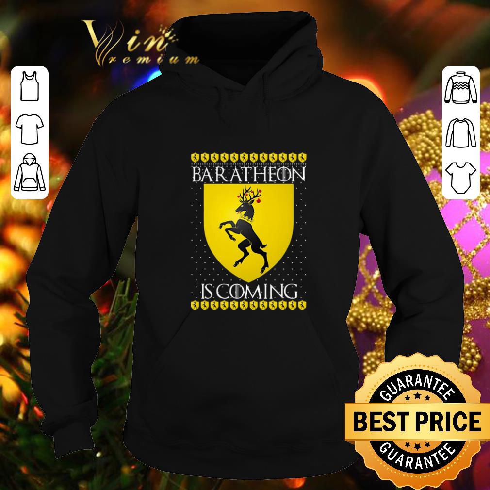Premium House Baratheon Is Coming GOT Christmas shirt 4 - Premium House Baratheon Is Coming GOT Christmas shirt