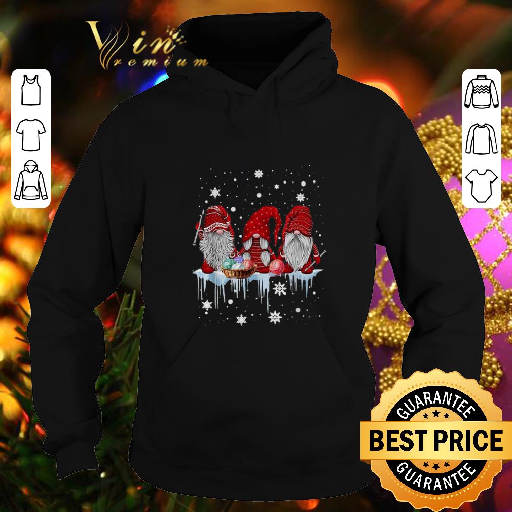Cheap Gnomes knitting Christmas shirt 4 - Cheap Gnomes knitting Christmas shirt