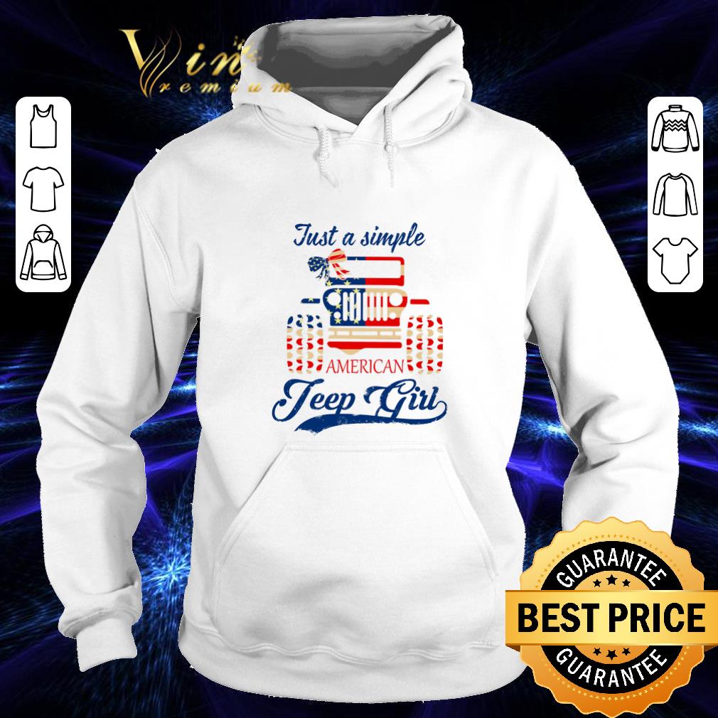 Cheap Just a simple American Jeep Girl shirt 4 - Cheap Just a simple American Jeep Girl shirt