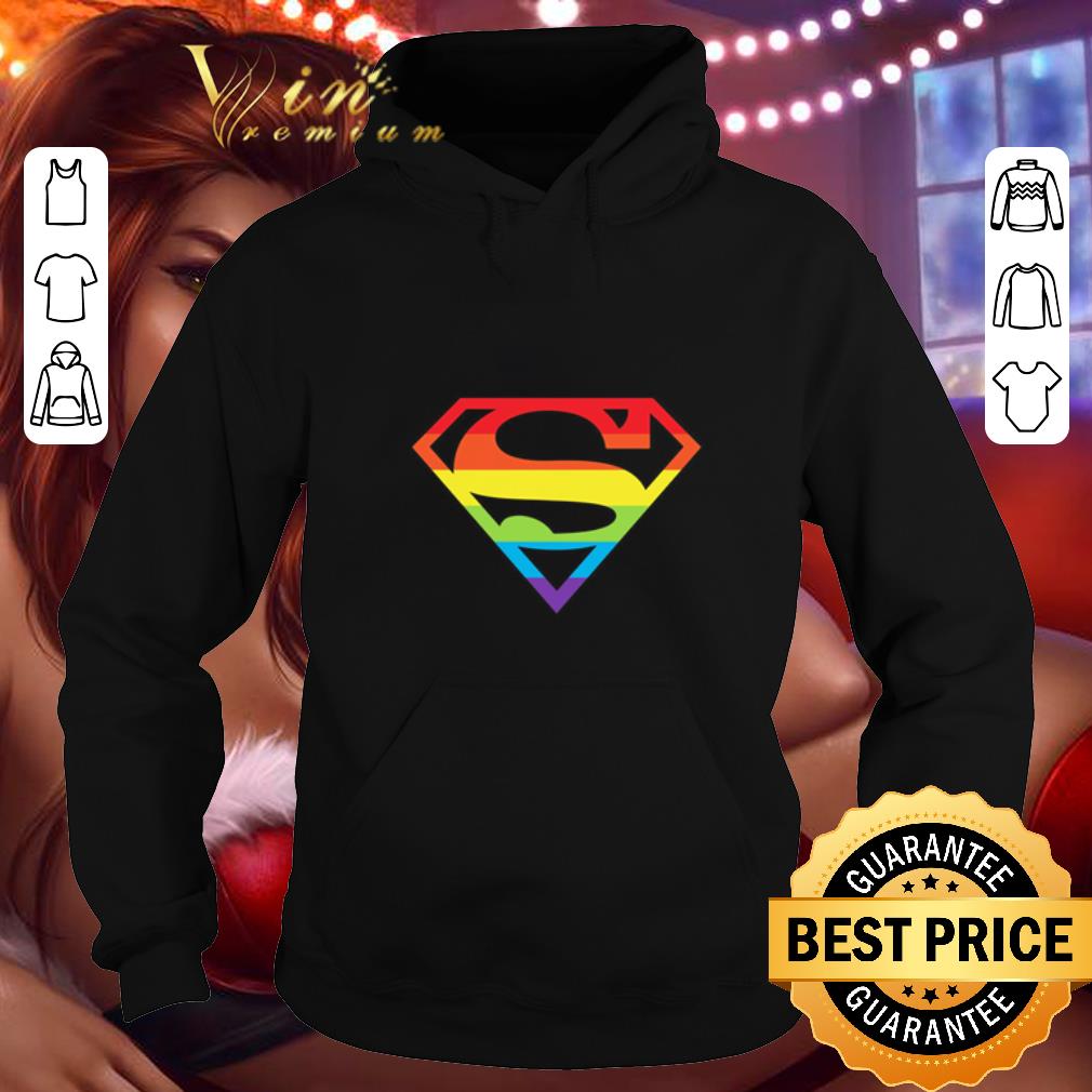 Cheap Superman Gay Pride Logo LGBT shirt 4 - Cheap Superman Gay Pride Logo LGBT shirt