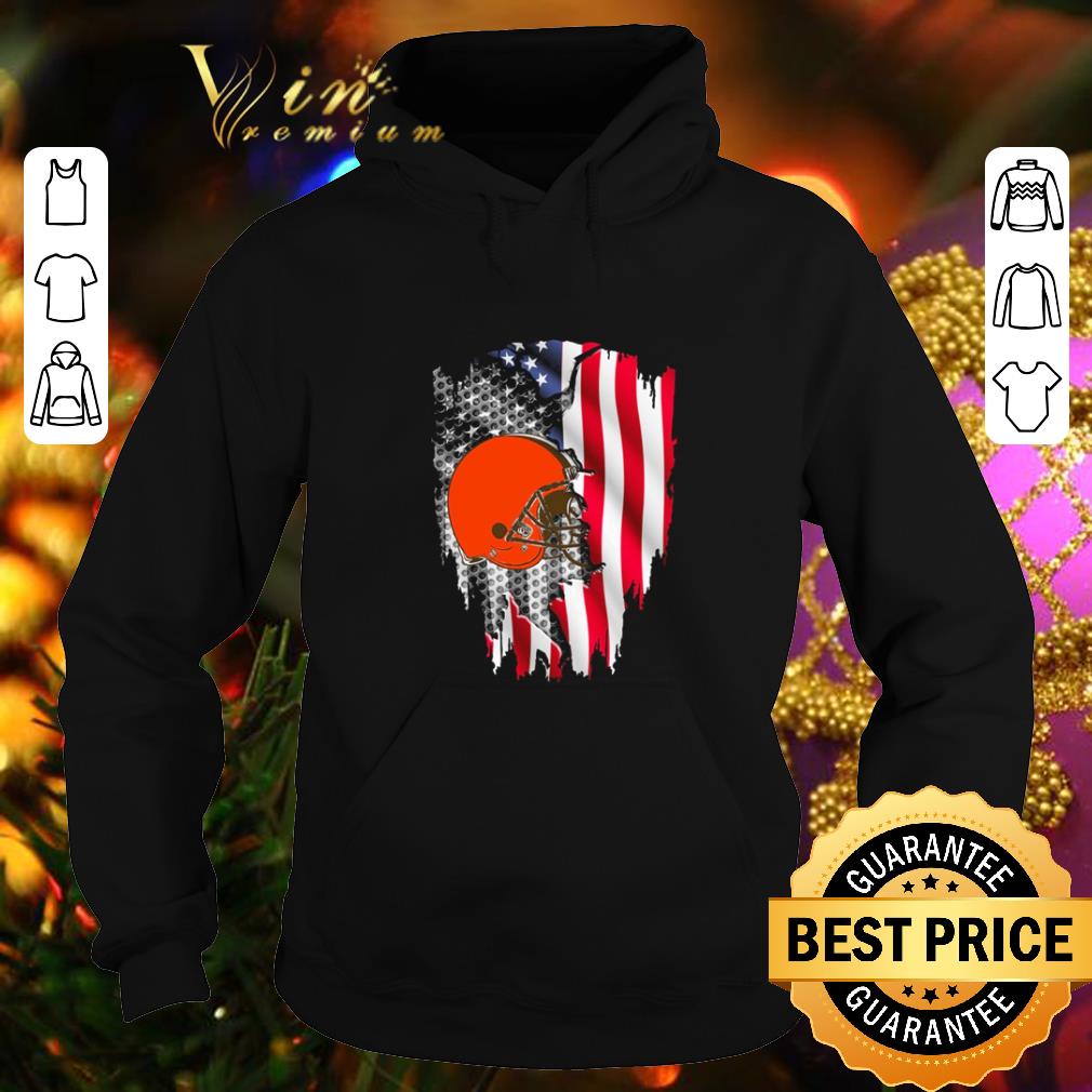 Funny Cleveland Browns American flag shirt Funny Cleveland Browns American flag shirt 4 - Funny Cleveland Browns American flag shirt