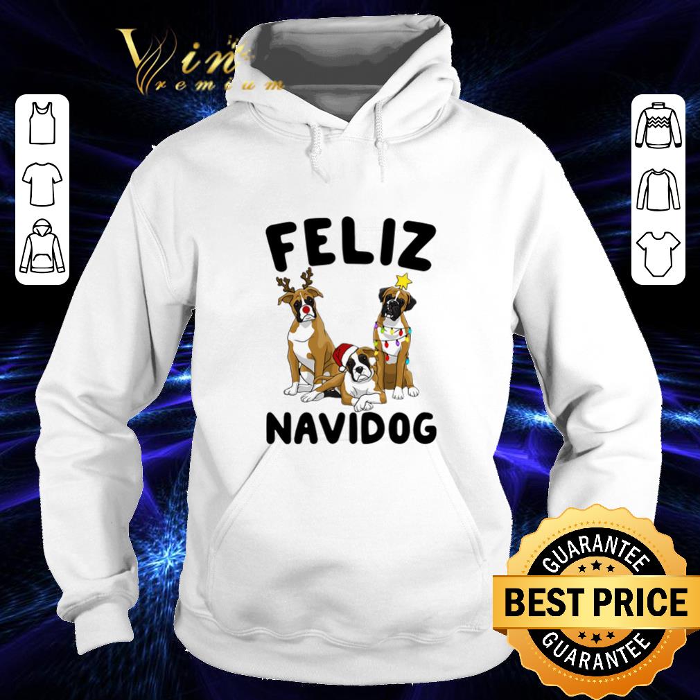 Funny Feliz Navidog Boxer Christmas shirt 4 - Funny Feliz Navidog Boxer Christmas shirt