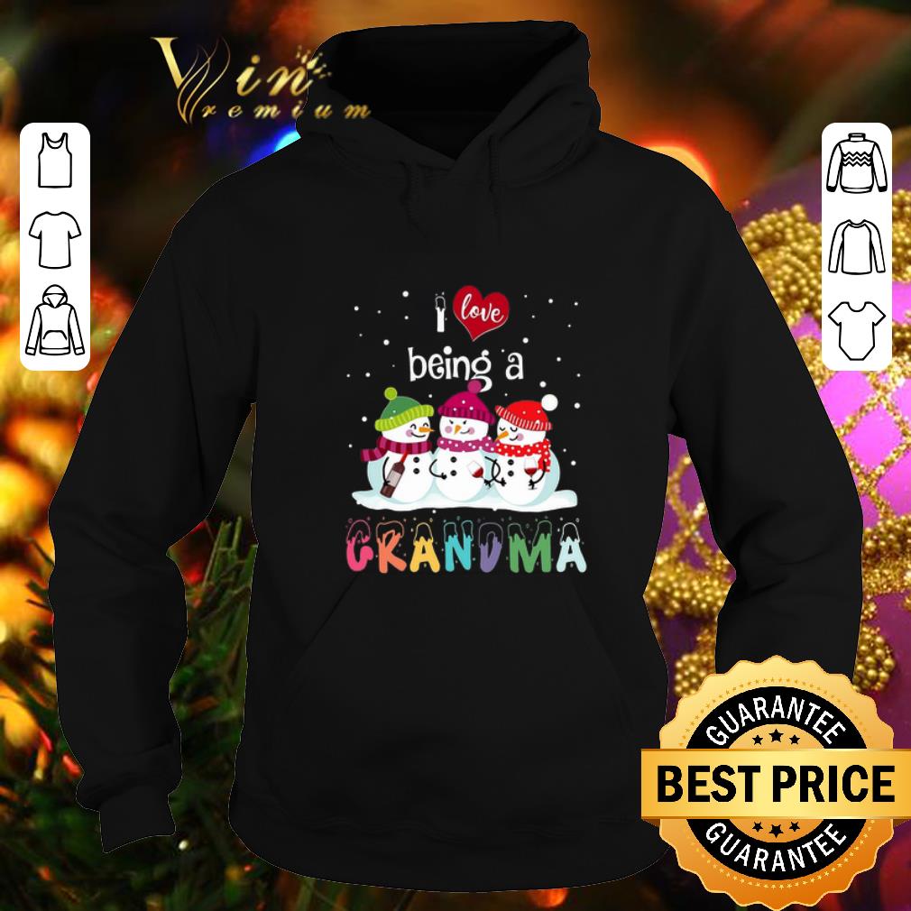 Funny Snowmans I Love Being a Grandma Christmas shirt Funny Snowmans I Love Being a Grandma Christmas shirt 4 - Funny Snowmans I Love Being a Grandma Christmas shirt