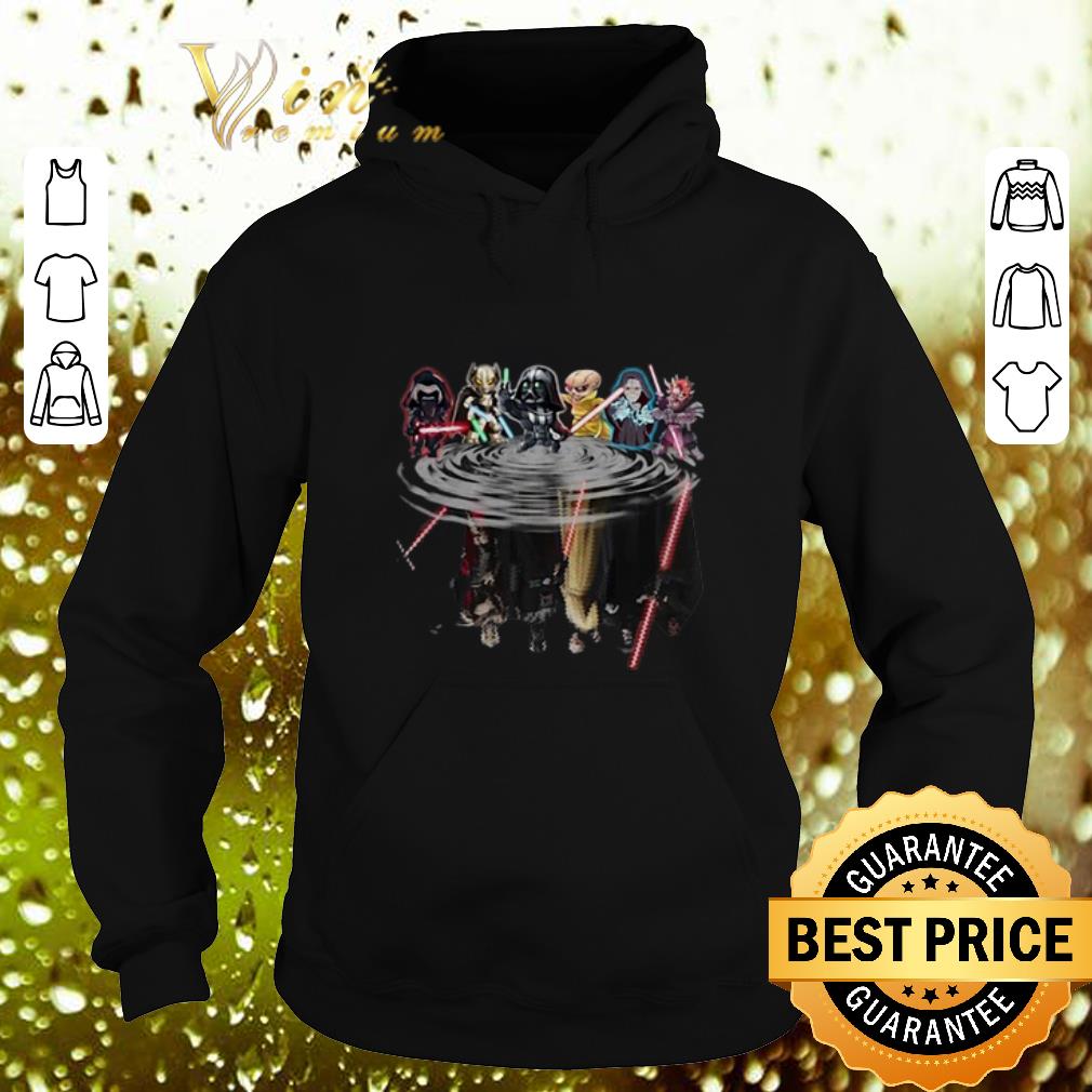 Funny Star Wars Chibi characters reflection water mirror shirt 4 - Funny Star Wars Chibi characters reflection water mirror shirt