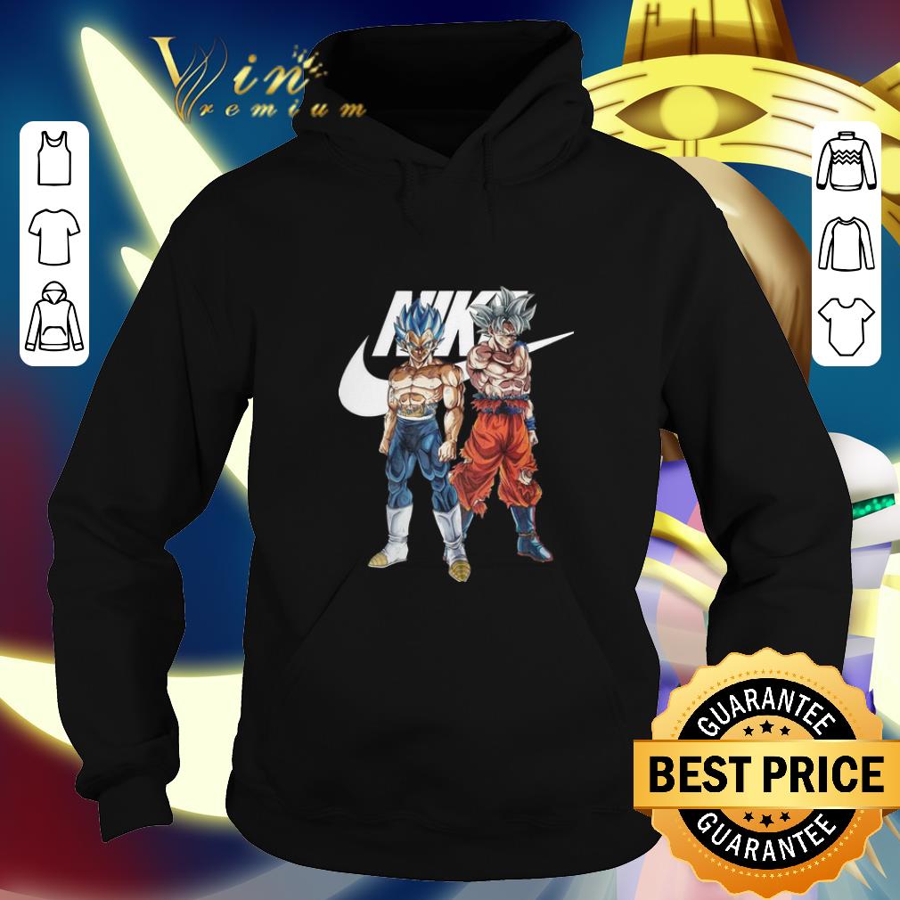 Premium Nike Ultra blue Vegeta and Goku instinct shirt 4 - Premium Nike Ultra blue Vegeta and Goku instinct shirt
