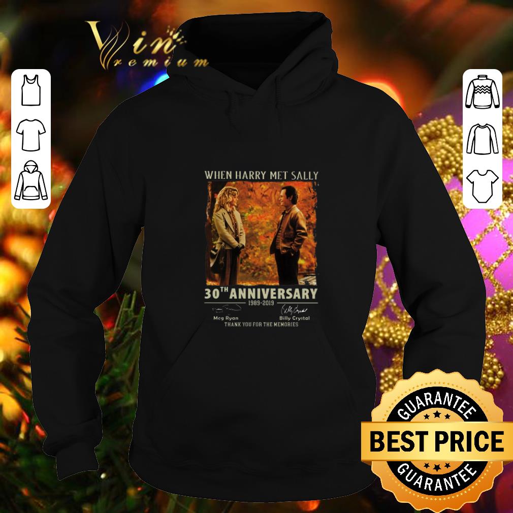 Premium When Harry met Sally 30th anniversary 1989 2019 signatures shirt 4 - Premium When Harry met Sally 30th anniversary 1989-2019 signatures shirt