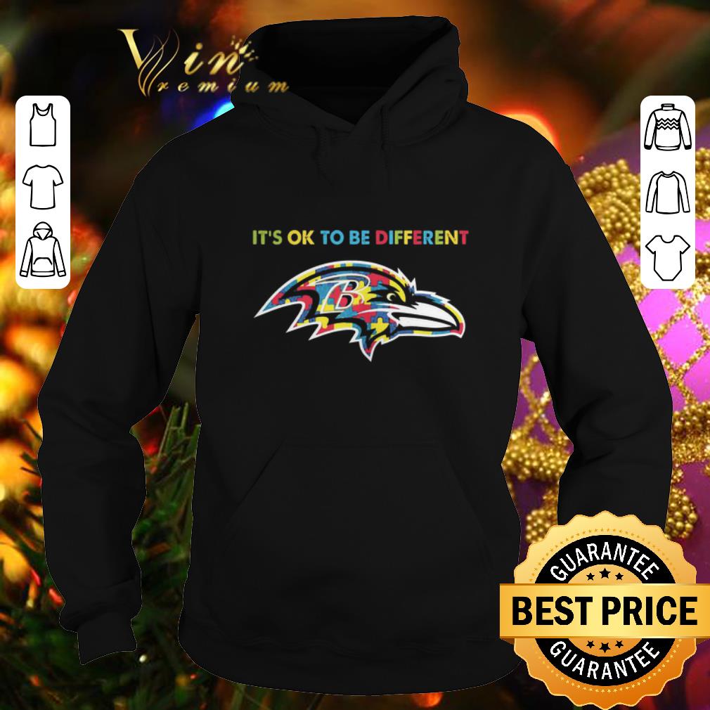 Cheap Autism It s ok to be different Baltimore Ravens shirt 4 - Cheap Autism It's ok to be different Baltimore Ravens shirt