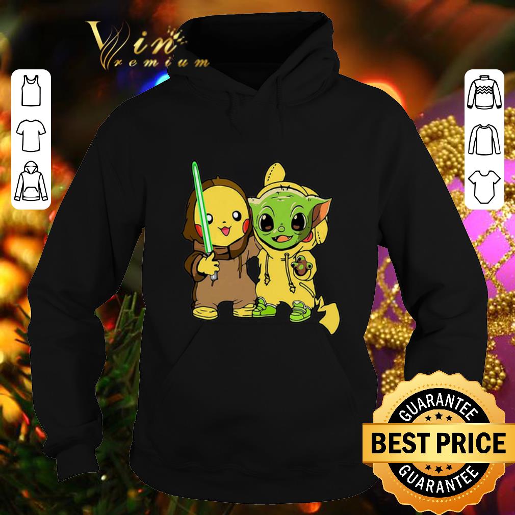 Cheap Baby Pikachu and Baby Yoda Star Wars shirt 4 - Cheap Baby Pikachu and Baby Yoda Star Wars shirt