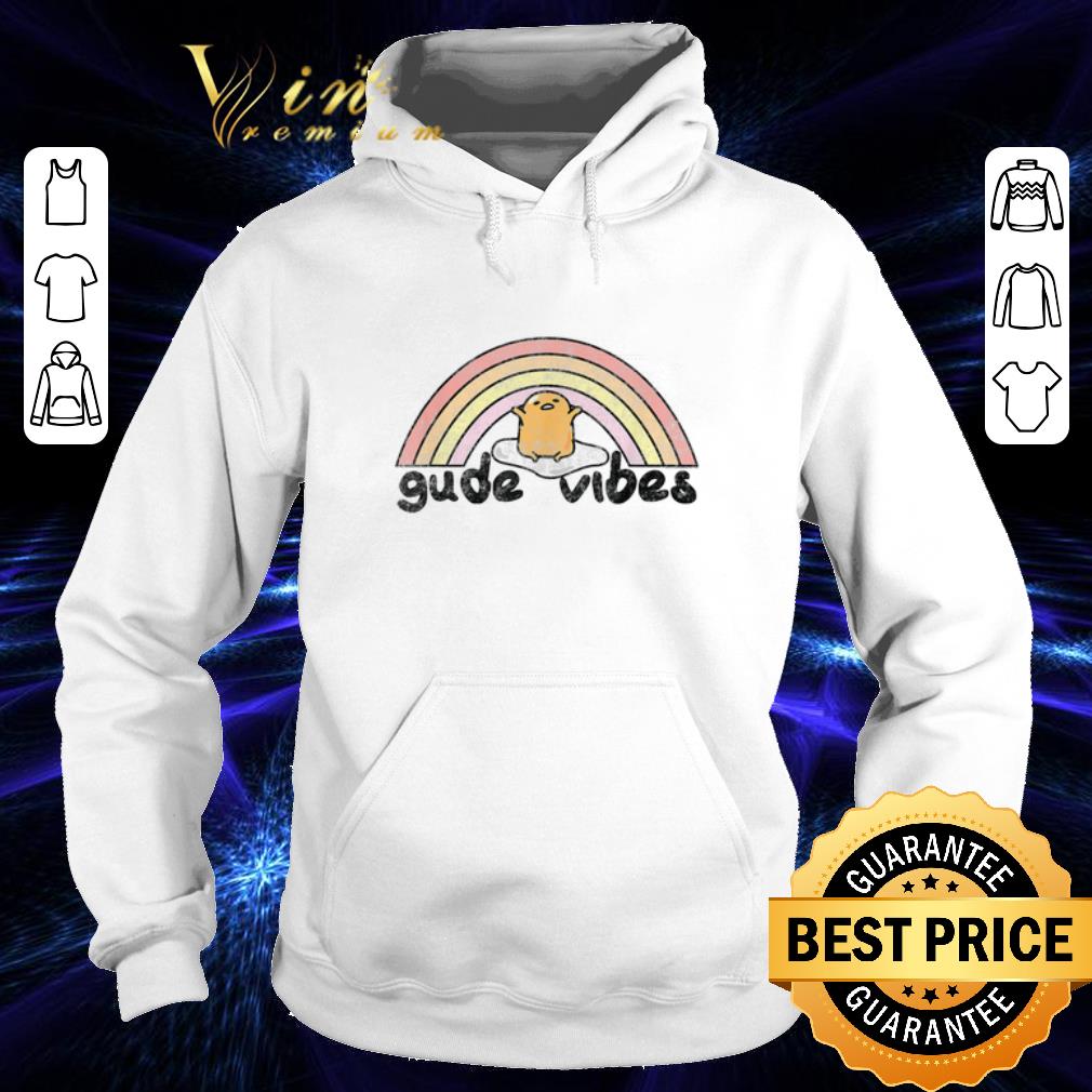 Cheap Gudetama Gude Vibes Rainbow shirt 4 - Cheap Gudetama Gude Vibes Rainbow shirt