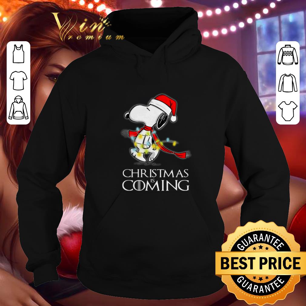 Funny Game Of Thrones Christmas Is Coming Snoopy shirt Funny Game Of Thrones Christmas Is Coming Snoopy shirt 4 - Funny Game Of Thrones Christmas Is Coming Snoopy shirt