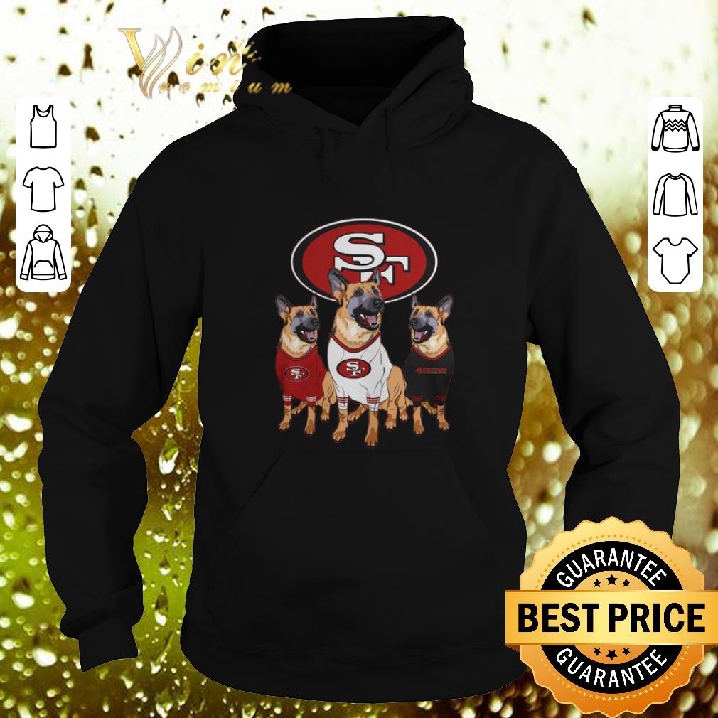 Funny German Shepherd dogs San Francisco 49ers shirt 4 - Funny German Shepherd dogs San Francisco 49ers shirt