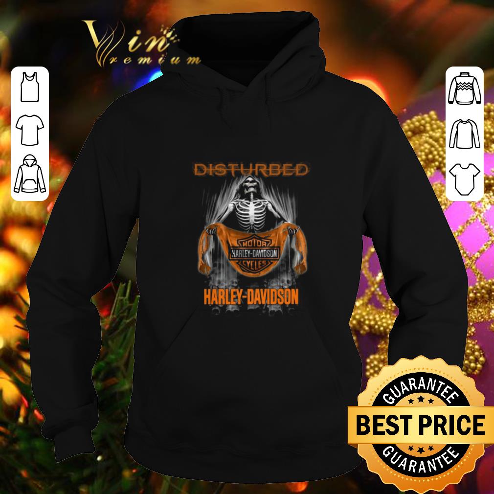 Funny Skeleton Disturbed Harley Davidson shirt 4 - Funny Skeleton Disturbed Harley Davidson shirt
