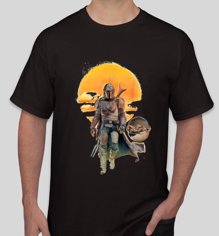 Nice Star Wars The Mandalorian The Child Baby Yoda Sunset shirt 4 - Nice Star Wars The Mandalorian The Child Baby Yoda Sunset shirt