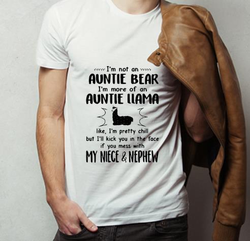 Original I m Not An Auntie Bear I m More Of An Auntie Llama shirt 4 - Original I’m Not An Auntie Bear I’m More Of An Auntie Llama shirt