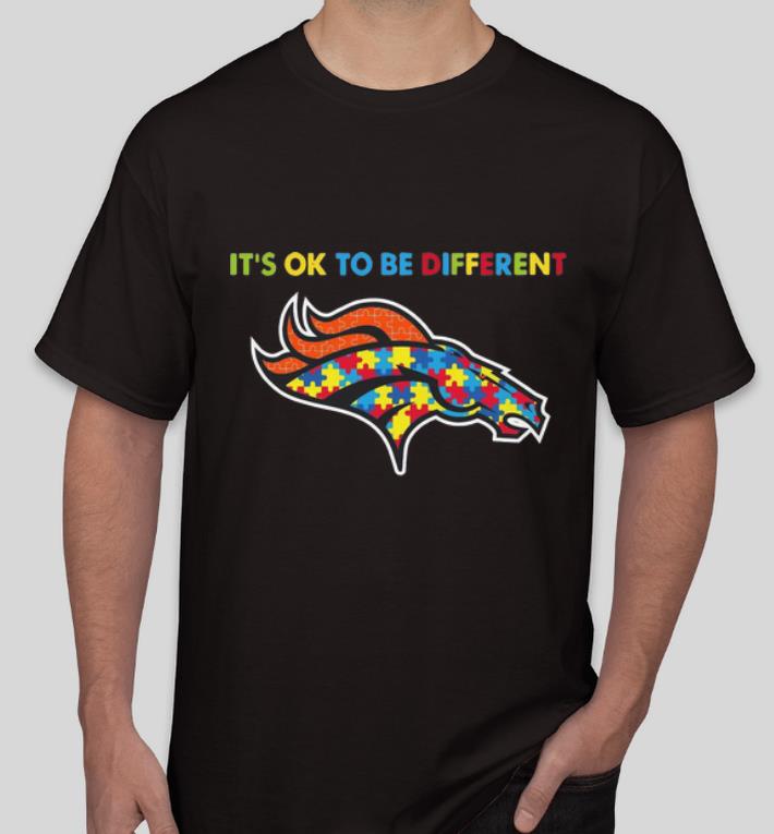 Premium Denver Broncos Autism It s Ok To Be Different shirt 4 - Premium Denver Broncos Autism It’s Ok To Be Different shirt
