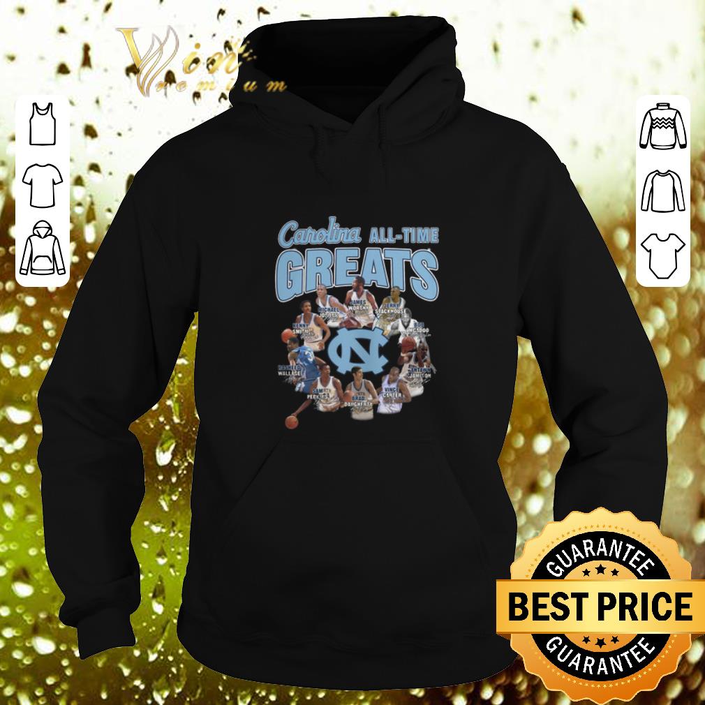 Premium North Carolina Tar Heels all time greats signatures shirt Premium North Carolina Tar Heels all time greats signatures shirt 4 - Premium North Carolina Tar Heels all time greats signatures shirt