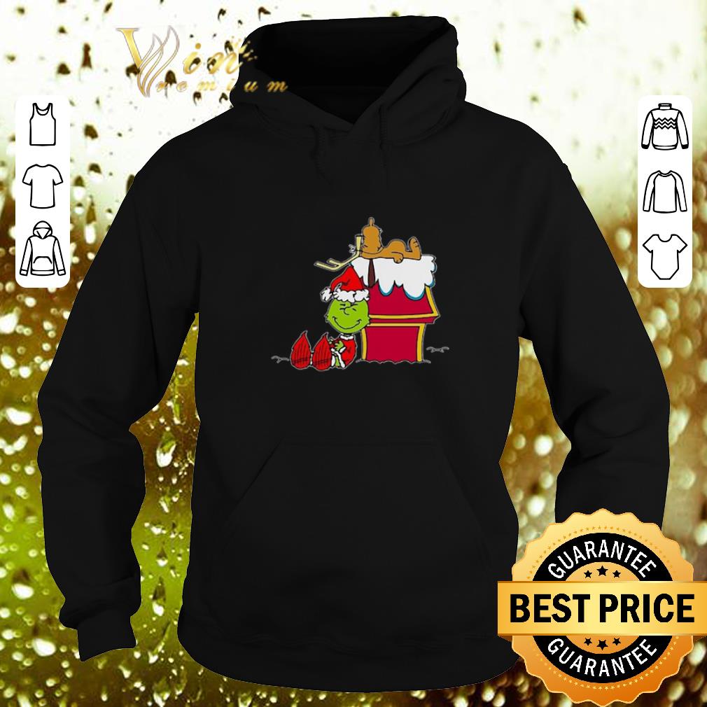 Premium Santa Grinch And Moose Christmas shirt 4 - Premium Santa Grinch And Moose Christmas shirt