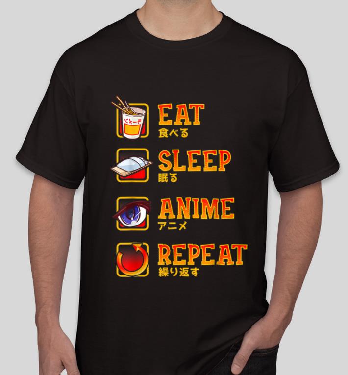 Pretty Eat Sleep Anime Repeat Ramen Manga Japanese shirt 4 - Pretty Eat Sleep Anime Repeat Ramen Manga Japanese shirt