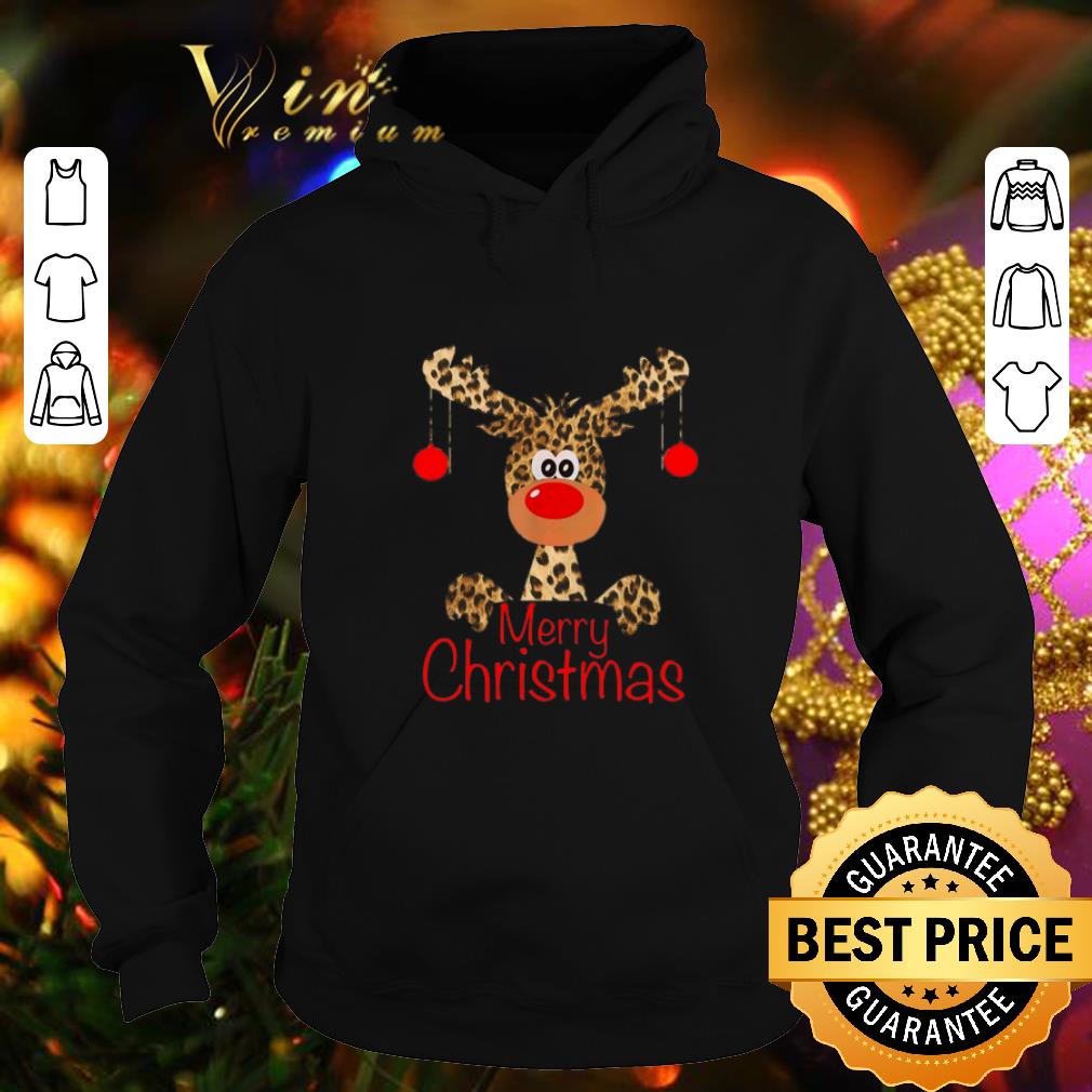 Pretty Leopard Reindeer Merry Christmas shirt 4 - Pretty Leopard Reindeer Merry Christmas shirt