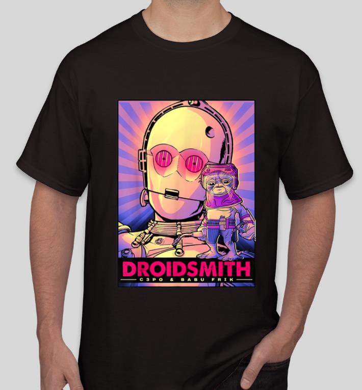 Hot Star Wars The Rise Of Skywalker Droid Smith C 3PO Babu Frik shirt 4 - Hot Star Wars The Rise Of Skywalker Droid Smith C-3PO & Babu Frik shirt