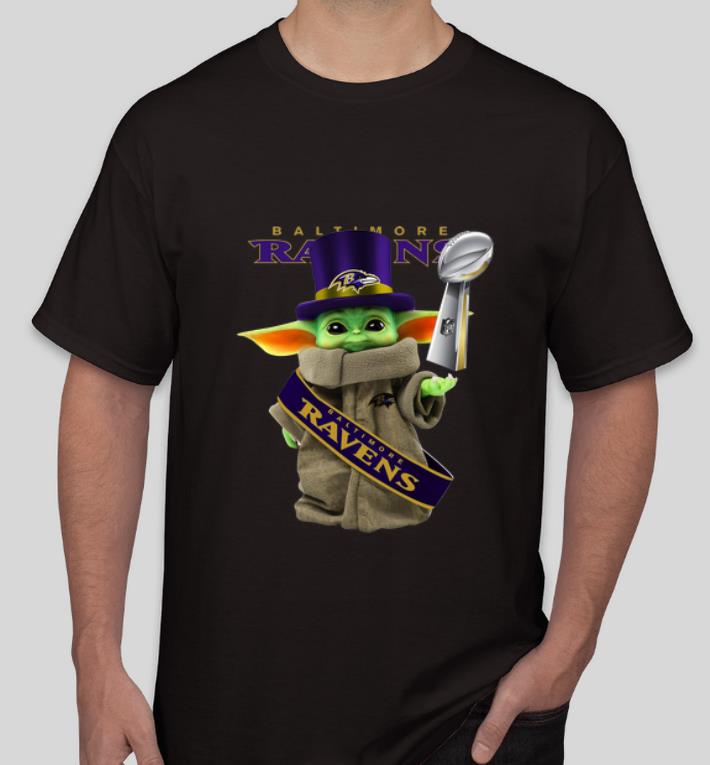 Nice Star Wars Baby Yoda Baltimore Ravens Cup shirt 4 - Nice Star Wars Baby Yoda Baltimore Ravens Cup shirt