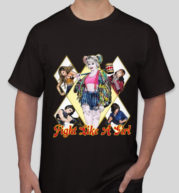 Official Fight Like A Girl Harley Quinn shirt 4 - Official Fight Like A Girl Harley Quinn shirt