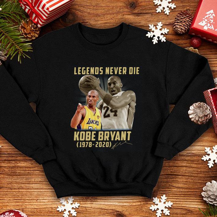 Cheap Legends Never Die Rest In Peace Kobe Bryant 1978 2020 Signatures shirt 4 - Cheap Legends Never Die Rest In Peace Kobe Bryant 1978-2020 Signatures shirt
