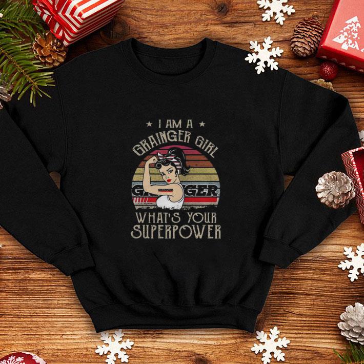 Funny Strong girl I Am A Grainger Girl What s Your Superpower Vintage shirt 4 - Funny Strong girl I Am A Grainger Girl What’s Your Superpower Vintage shirt