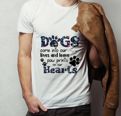 Great Floral Dogs Come Into Our Lives And Leave Paw Prints On Our Hearts shirt 4 - Great Floral Dogs Come Into Our Lives And Leave Paw Prints On Our Hearts shirt