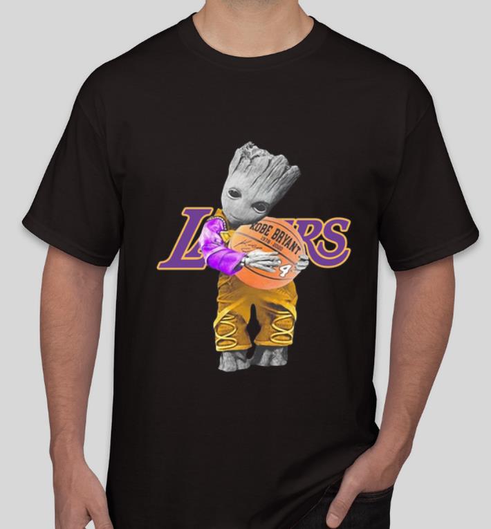 Hot Baby Groot Hug Basketball Kobe Bryant Signature shirt 4 - Hot Baby Groot Hug Basketball Kobe Bryant Signature shirt