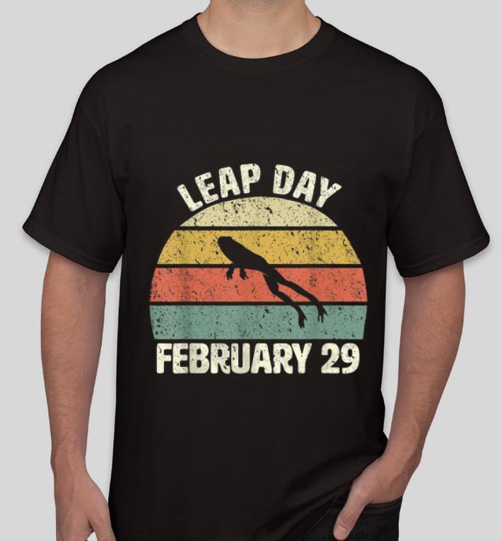 Hot Leap Day Frog February 29 Vintage shirt 4 - Hot Leap Day Frog February 29 Vintage shirt