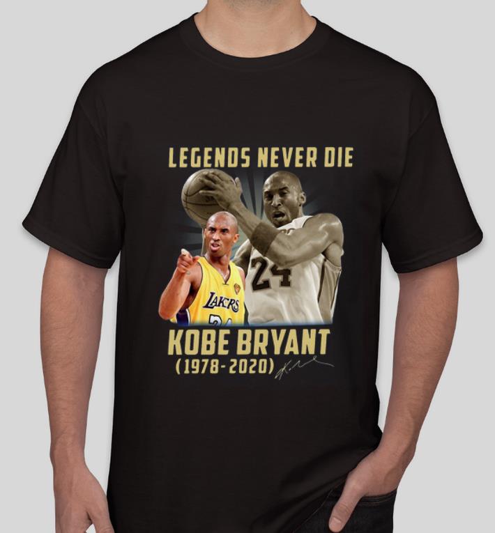 Hot Legends Never Die Kobe Bryant 1978 2020 Signatures shirt 4 - Hot Legends Never Die Kobe Bryant 1978-2020 Signatures shirt