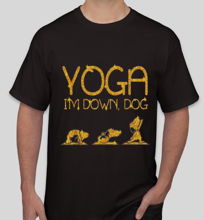Nice Snoopy Yoga I m Down Dog Lovers shirt 4 - Nice Snoopy Yoga I'm Down Dog Lovers shirt