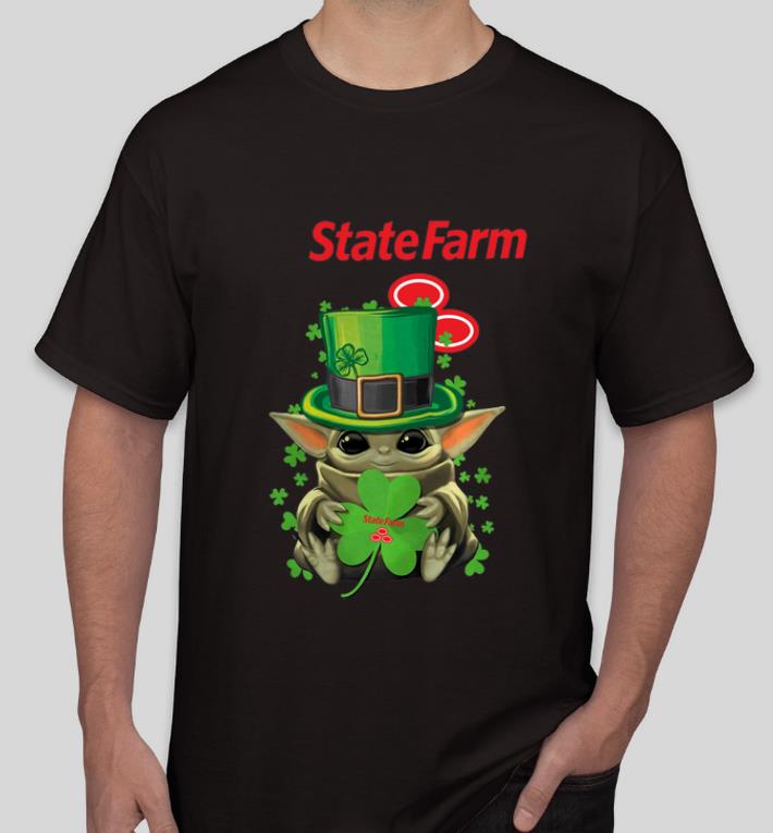 Original Star Wars Baby Yoda State Farm Shamrock St Patrick s Day shirt 4 - Original Star Wars Baby Yoda State Farm Shamrock St. Patrick’s Day shirt