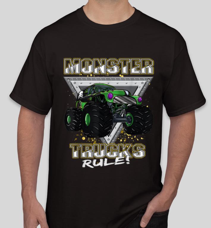 Pretty Monster Trucks Rule shirt 4 - Pretty Monster Trucks Rule shirt