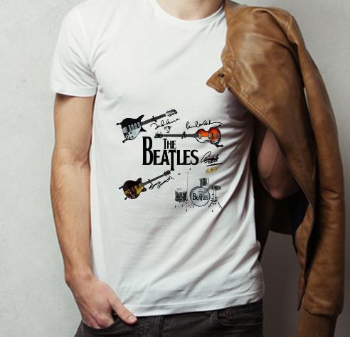 Pretty The Beatles musical instrument Signature shirt 4 - Pretty The Beatles musical instrument Signature shirt