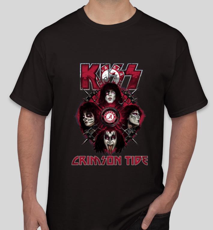 Top KISS Band Crimson Tide Alabama Crimson Tide shirt 4 - Top KISS Band Crimson Tide Alabama Crimson Tide shirt