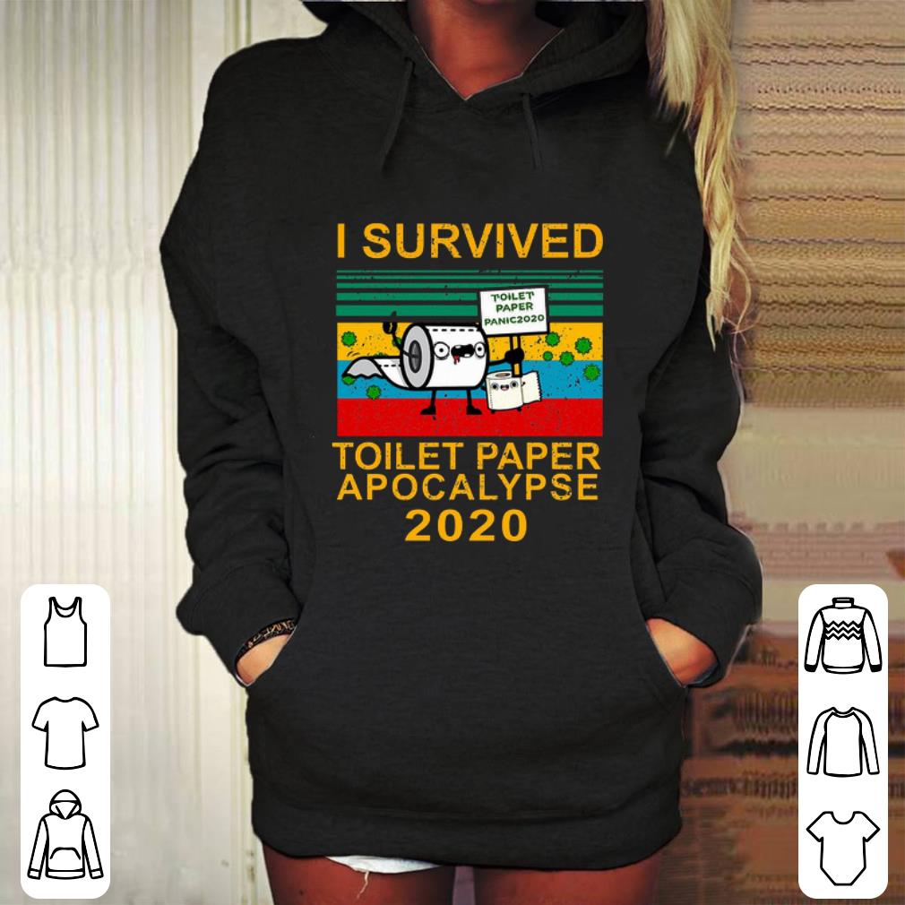 Funny I survived toilet paper apocalypse 2020 vintage shirt Funny I survived toilet paper apocalypse 2020 vintage shirt 4 - Funny I survived toilet paper apocalypse 2020 vintage shirt