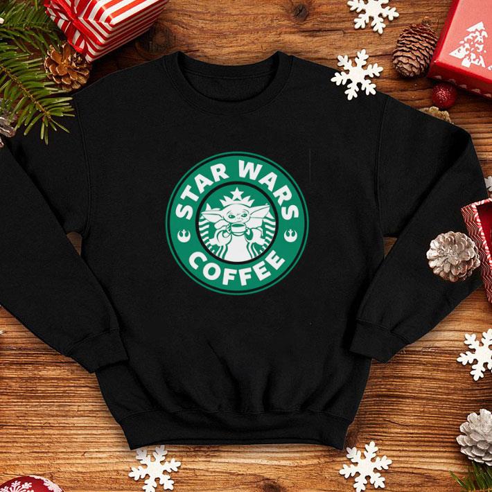 Premium Baby Yoda Star Wars Coffee Starbucks logo shirt Premium Baby Yoda Star Wars Coffee Starbucks logo shirt 4 - Premium Baby Yoda Star Wars Coffee Starbucks logo shirt